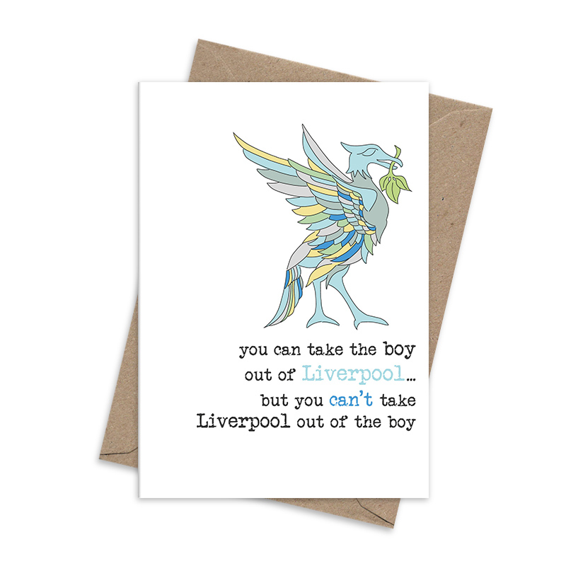 Boy Out Of Liverpool Card
