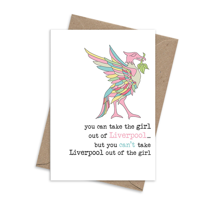 Girl Out Of Liverpool Card