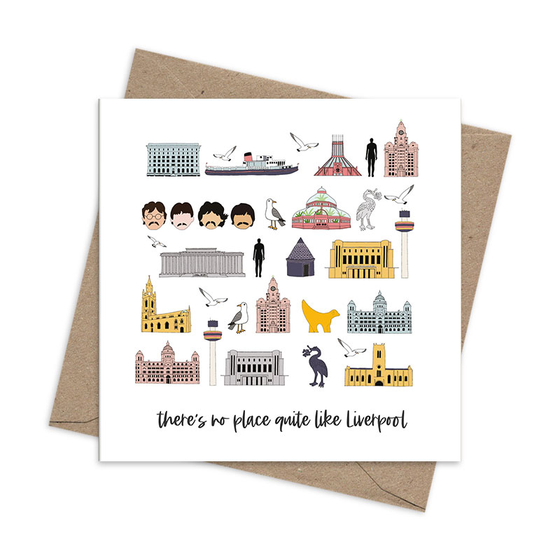 There's No Place Like Liverpool Card