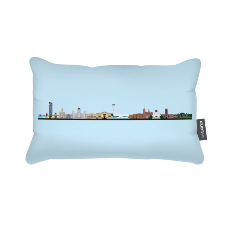 Liverpool Skyline Cushion