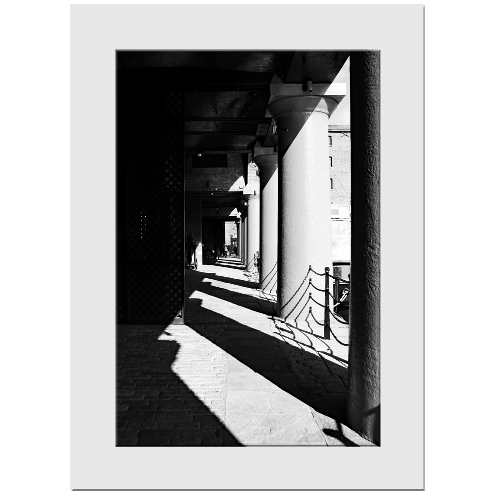 Albert Dock Print - Pillars