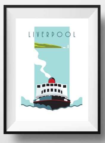 Mersey Ferry Print - The Jones Boys