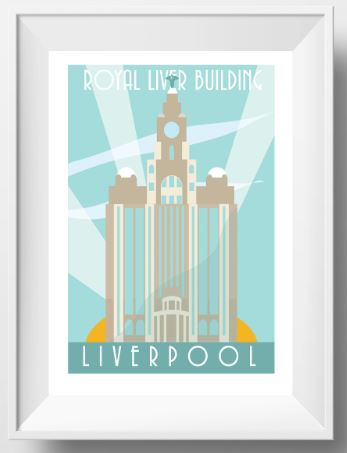 Liver Building Print - The Jones Boys