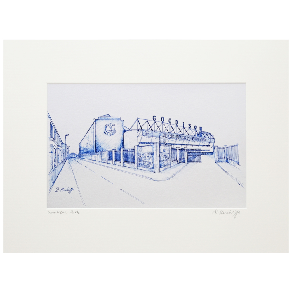 Goodison Park Print - Dominic Hinchliffe