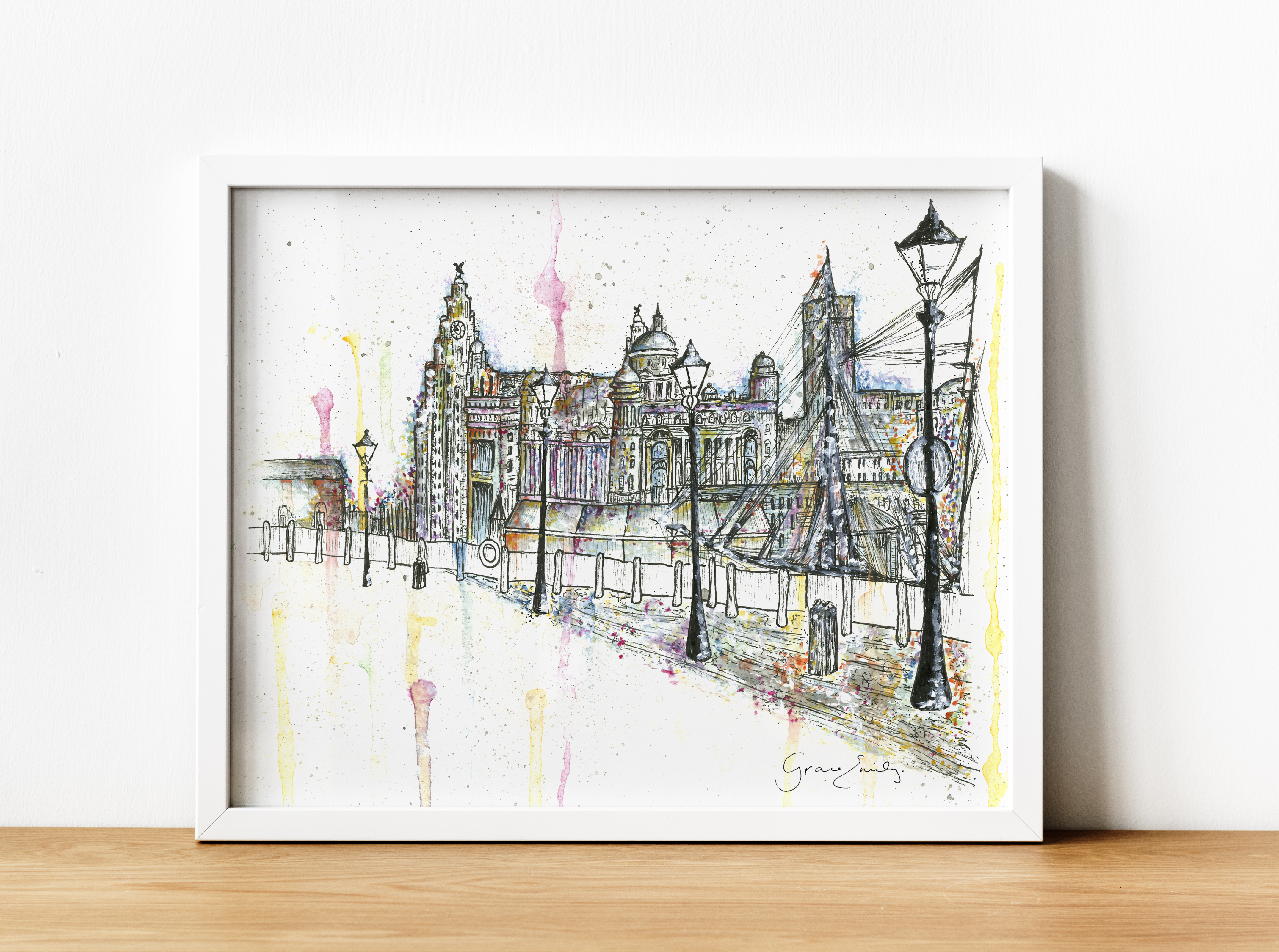 Liverpool Albert Dock Print - Grace Emily