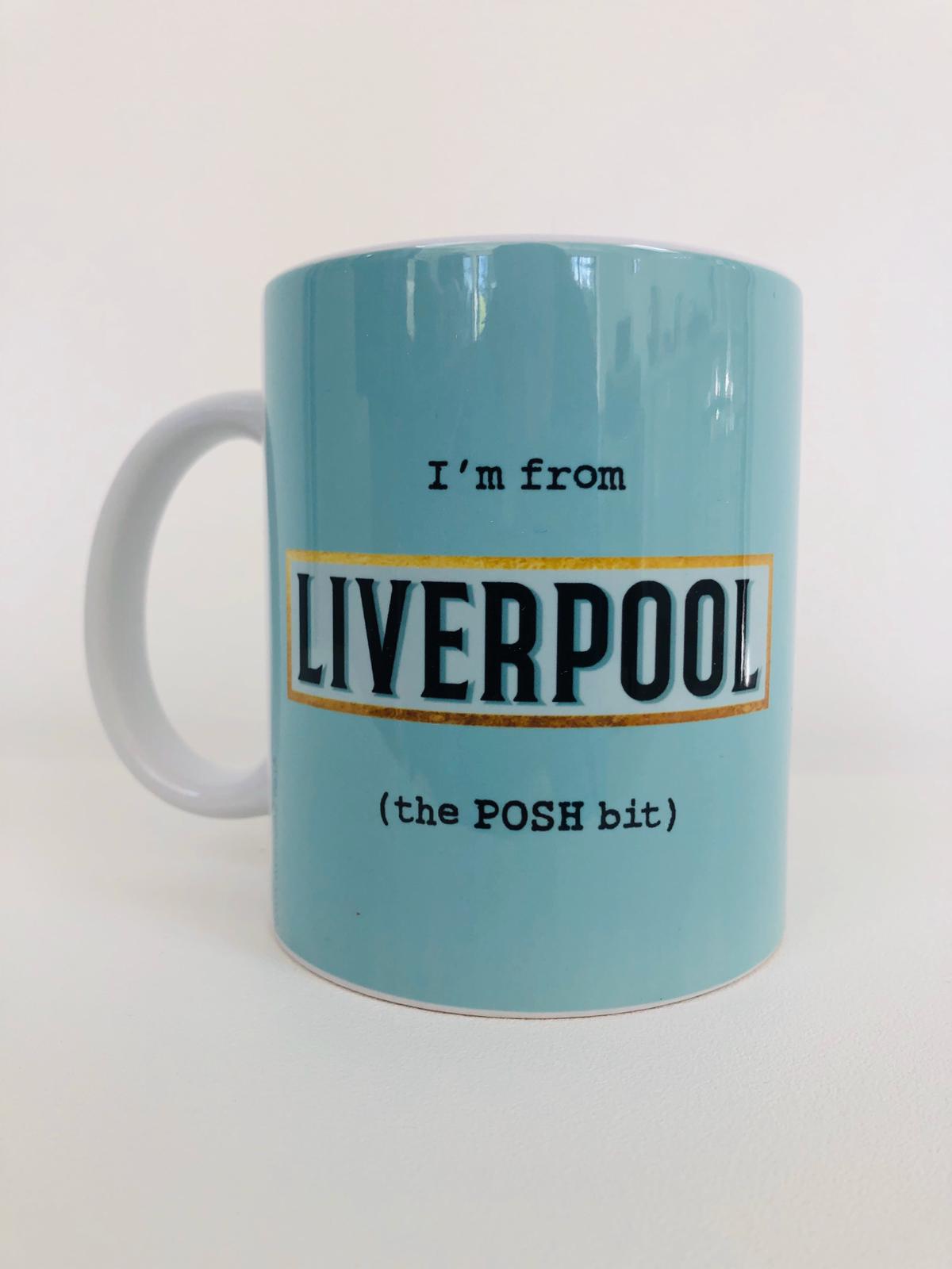 I'M FROM LIVERPOOL MUG - BLUE