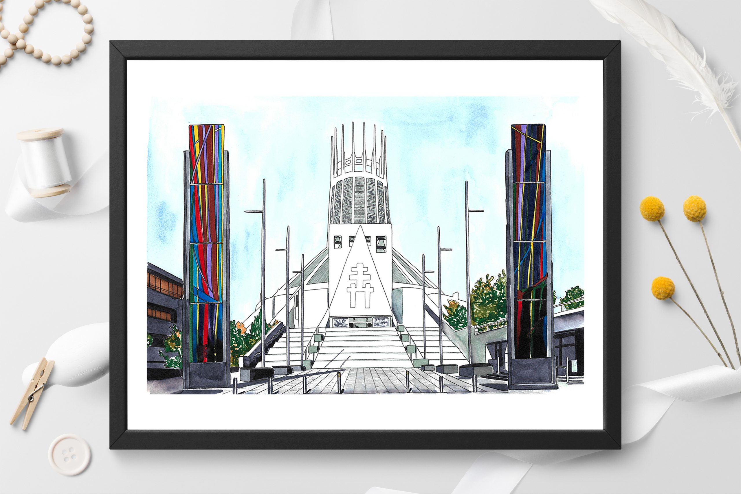 Metropolitan Cathedral Print - Paint By Pablo